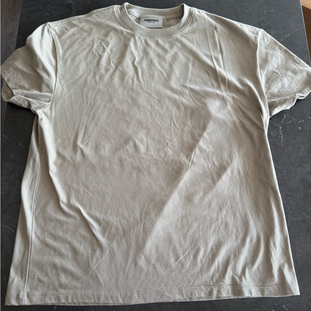 Essentials Light Beige 2021 Collection Tee - Picture 5 of 6